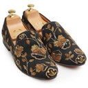 The Golden Flora (Black) — Black shoes | Modello Domani