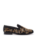 Golden Garden Slipons (Black - Limited Edition) — Black slipons | Modello Domani