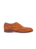 Italian Calf Suede Brogues (Tan Limited Edition) — Tan shoes | Modello Domani