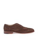 Italian Calf Suede Brogues (Brown Limited Edition) — Brown shoes | Modello Domani