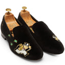 Monopoly Man Hand-Painted Slipons (Only Size 8 & 10) (Limited Edition) — Slipons | Modello Domani