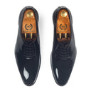 Tux Derby (Patent Black) — Black shoes | Modello Domani