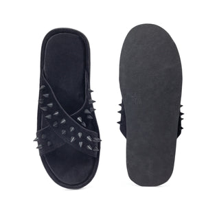 New Roman Spike'd Vlevet Domani Slippers (Limited Edition)