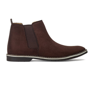 Suede Chelsea Boots (Brown)