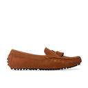 Gommino Suede Tassel Loafers (Tan) — Tan loafers | Modello Domani