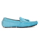 Gommino Suede Tassel Loafers (Limited Edition Sky Blue) — Blue loafers | Modello Domani