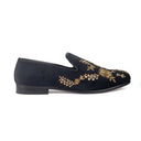 The Clover Slipons (Black) — Black slipons | Modello Domani