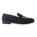 The Regal Bee Slipons (Black) — Black slipons | Modello Domani