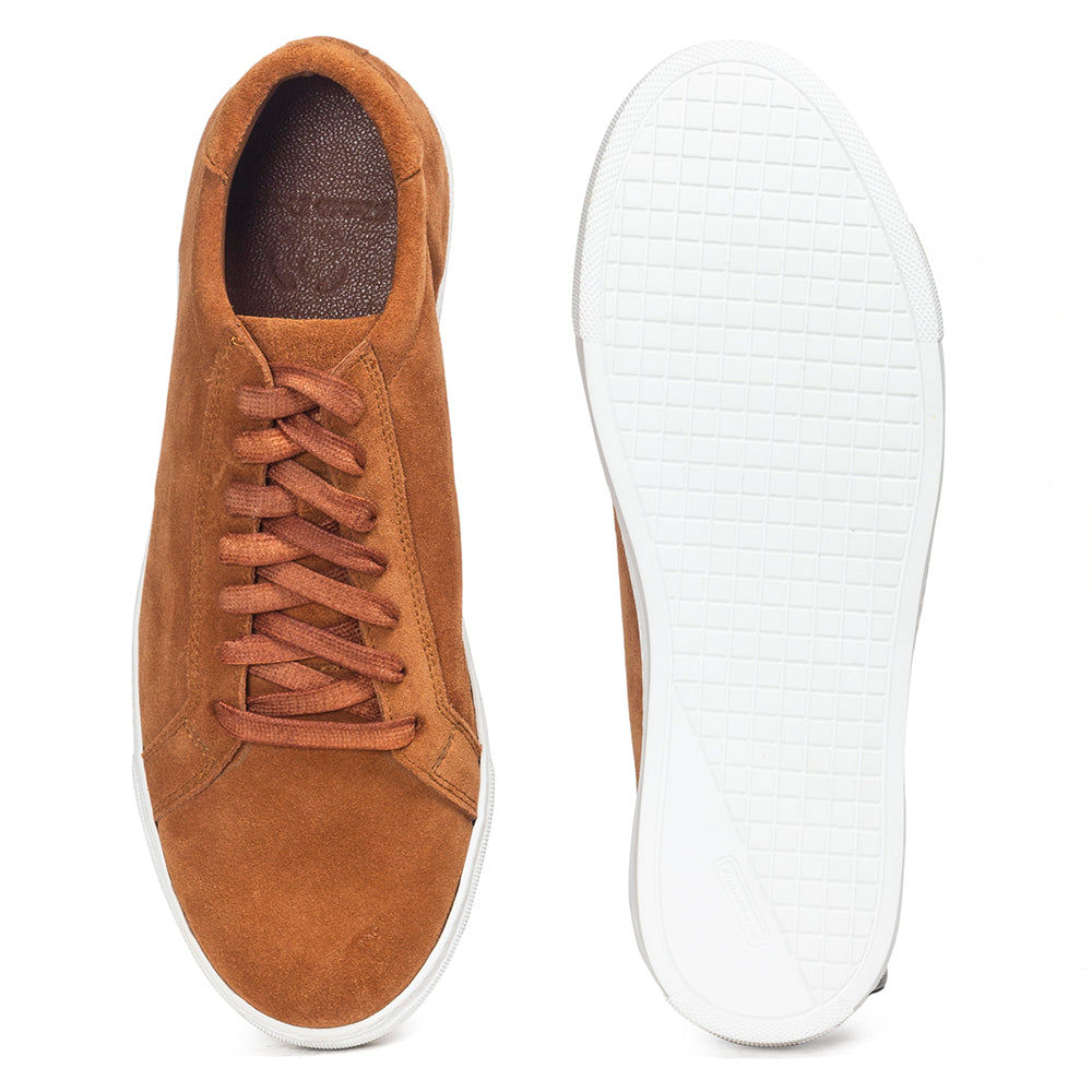 Domani Comfort Suede Sneakers (Tan)