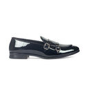 Low Cut Monks (Patent Black) — Black monks | Modello Domani