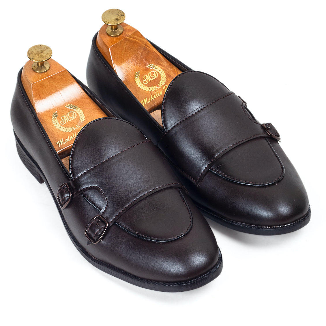 Low Cut Monks (Coffee Brown)