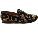 The Golden Flora (Black) — Black shoes | Modello Domani